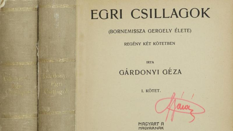 Több millió forintért talált gazdára az Egri csillagok egy ritka és különleges kiadása.